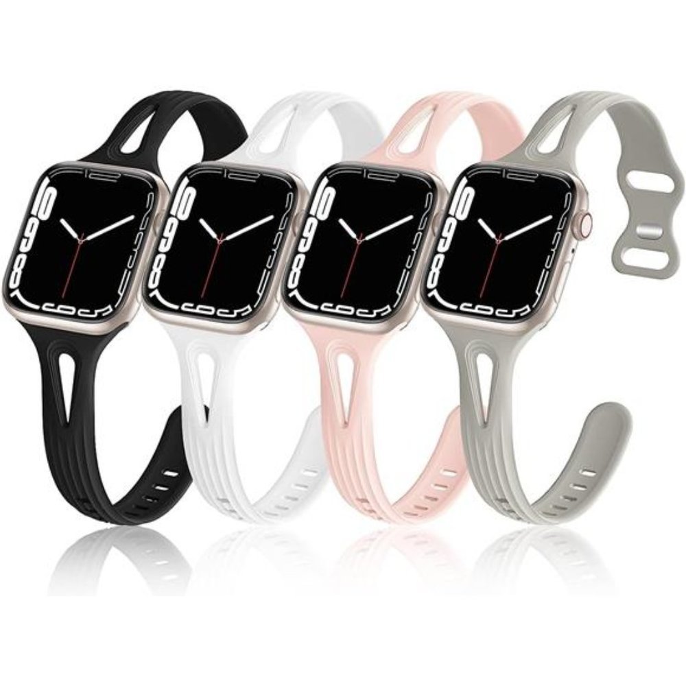 NEW 4 Pack Slim Apple Watch Bands